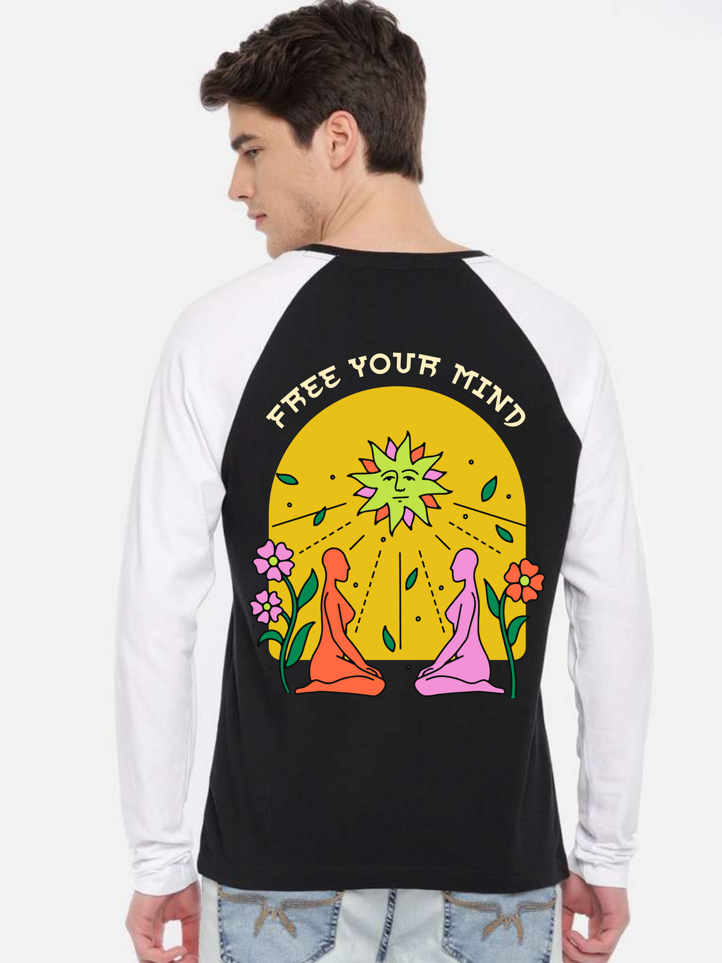 Free Your Mind Unisex Raglan T-Shirt