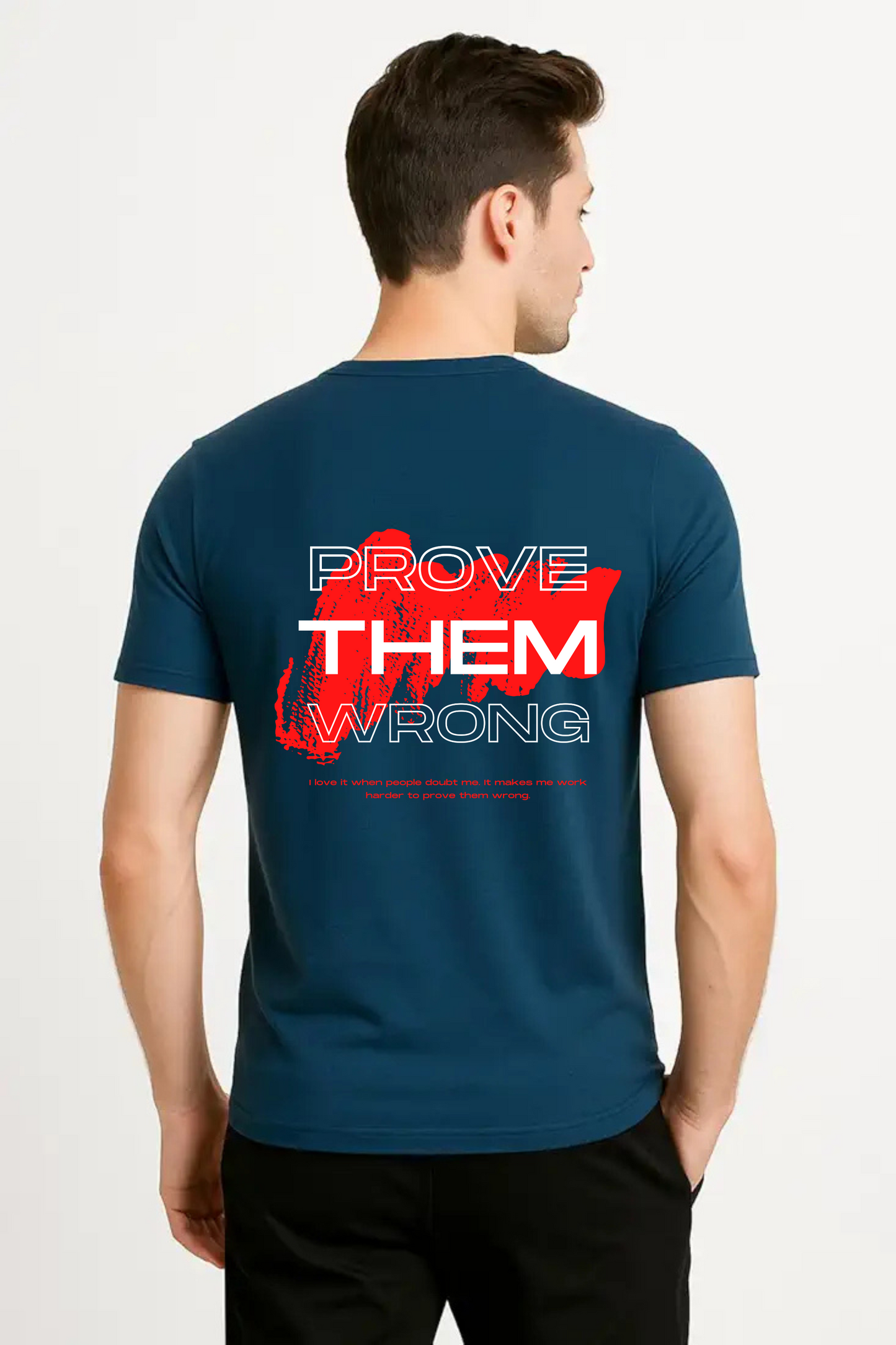 Unisex Prove Them Wrong Deisgn Classic Crew T-Shirt