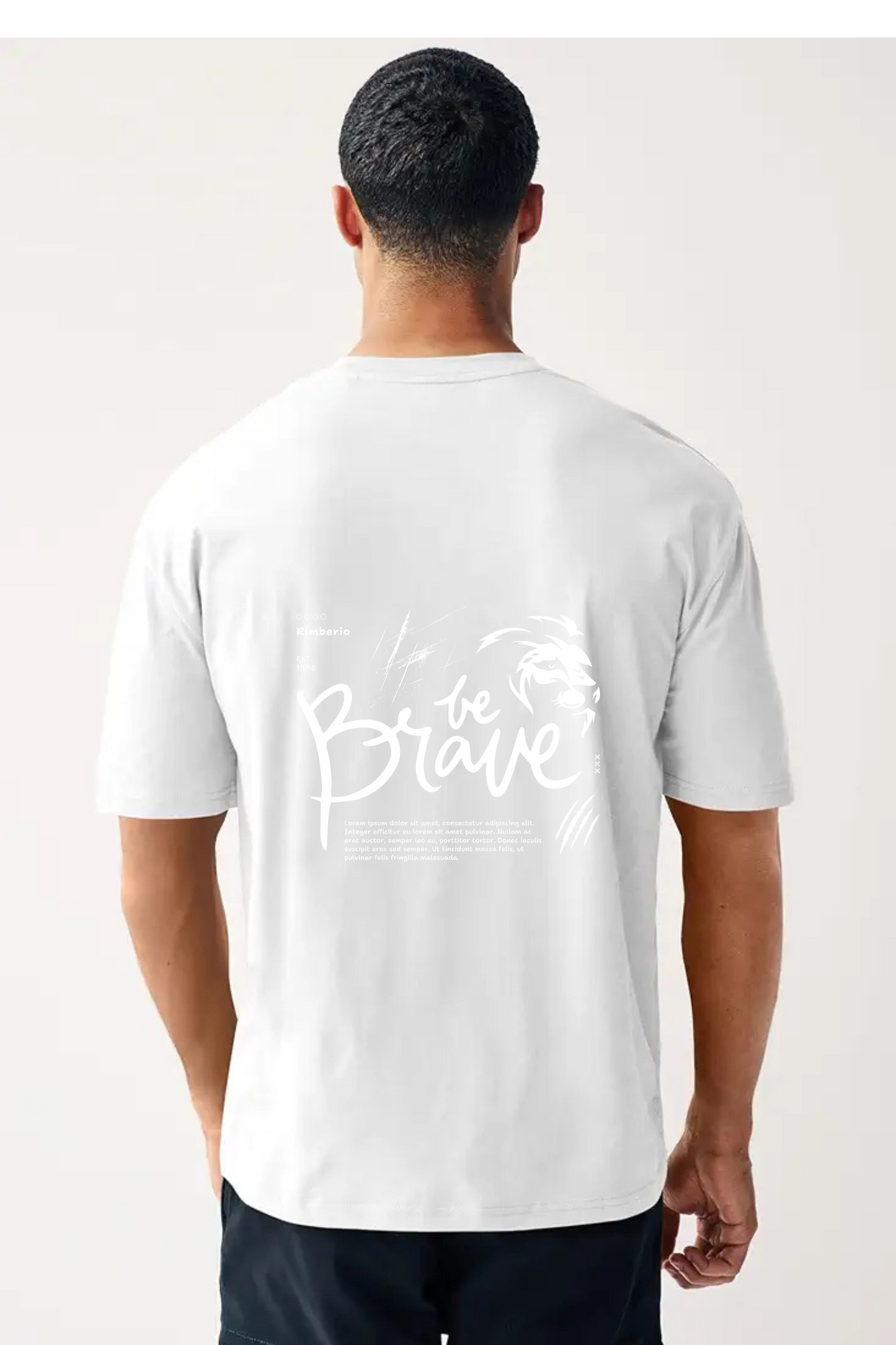 Be Brave Aesthetic Design Unisex Oversized Classic T-Shirt