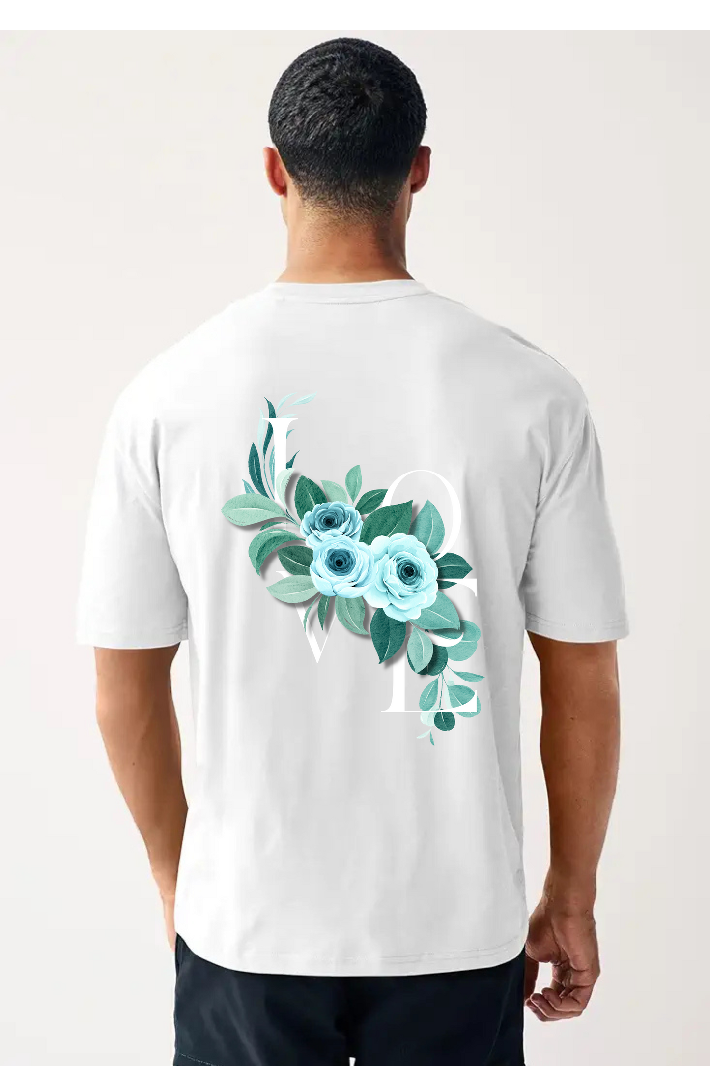 Beautiful Flower Design Unisex Oversized Classic T-Shirt