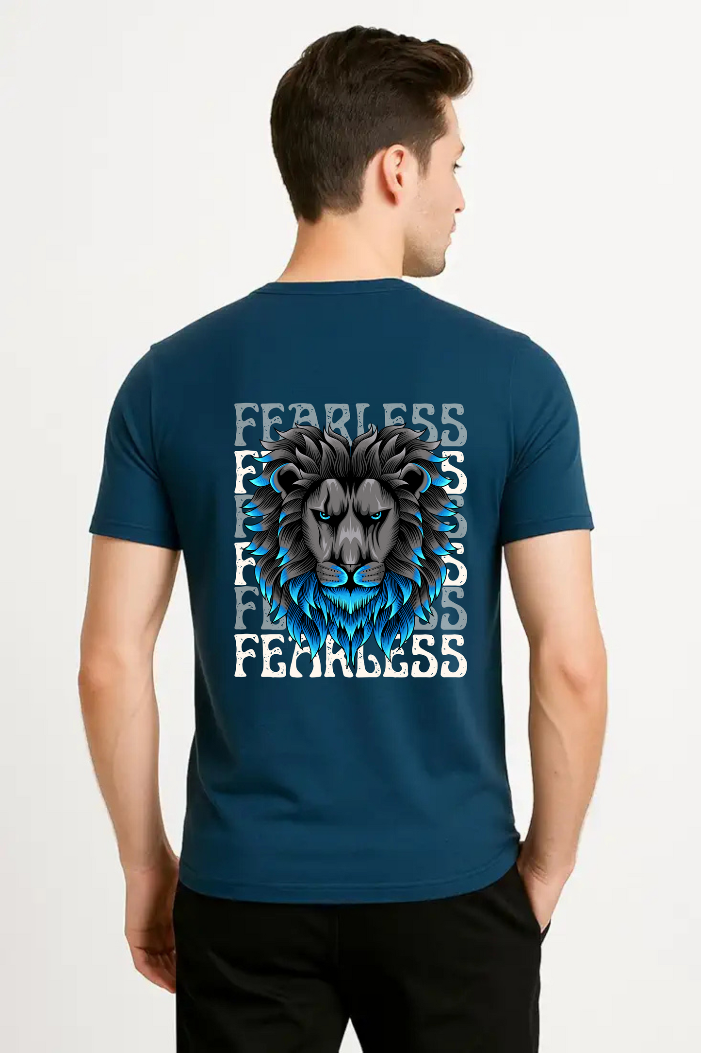 Fearless Lion Unisex Oversized Classic T-Shirt