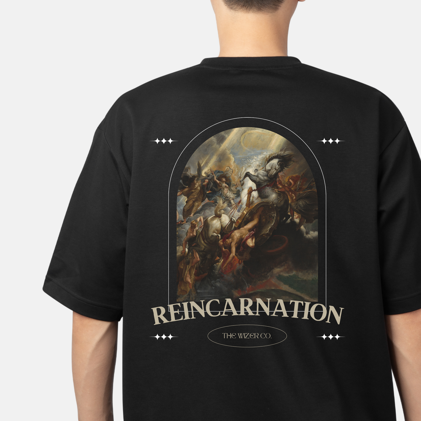 Reincarnation Design Unisex Oversized Classic T-Shirt