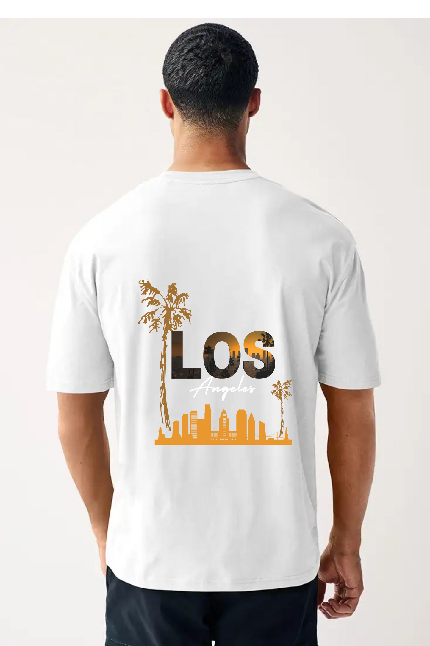 Los Angeles City Design Unisex Oversized Classic T-Shirt