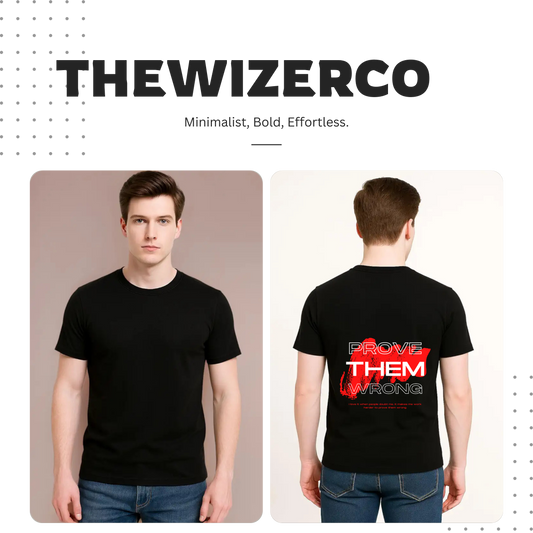 Unisex Prove Them Wrong Deisgn Classic Crew T-Shirt