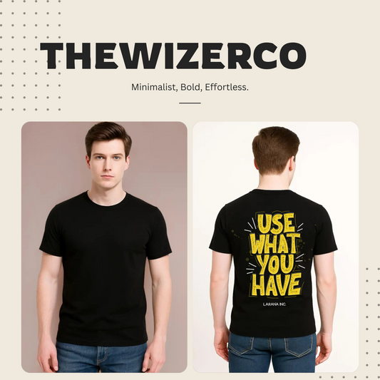 Unisex Classic Quote Design Crew T-Shirt