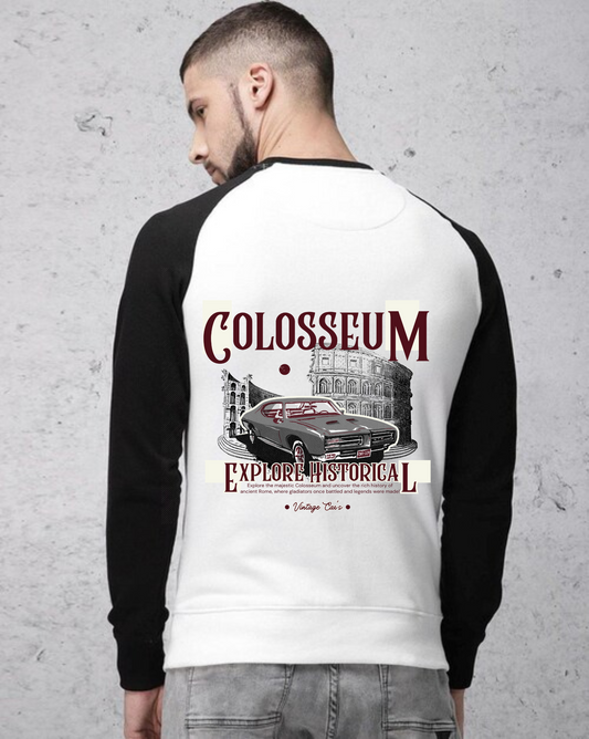 Explore Historical Car Design Unisex Raglan T-Shirt
