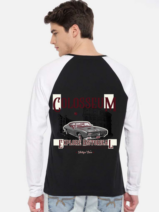 Explore Historical Car Design Unisex Raglan T-Shirt