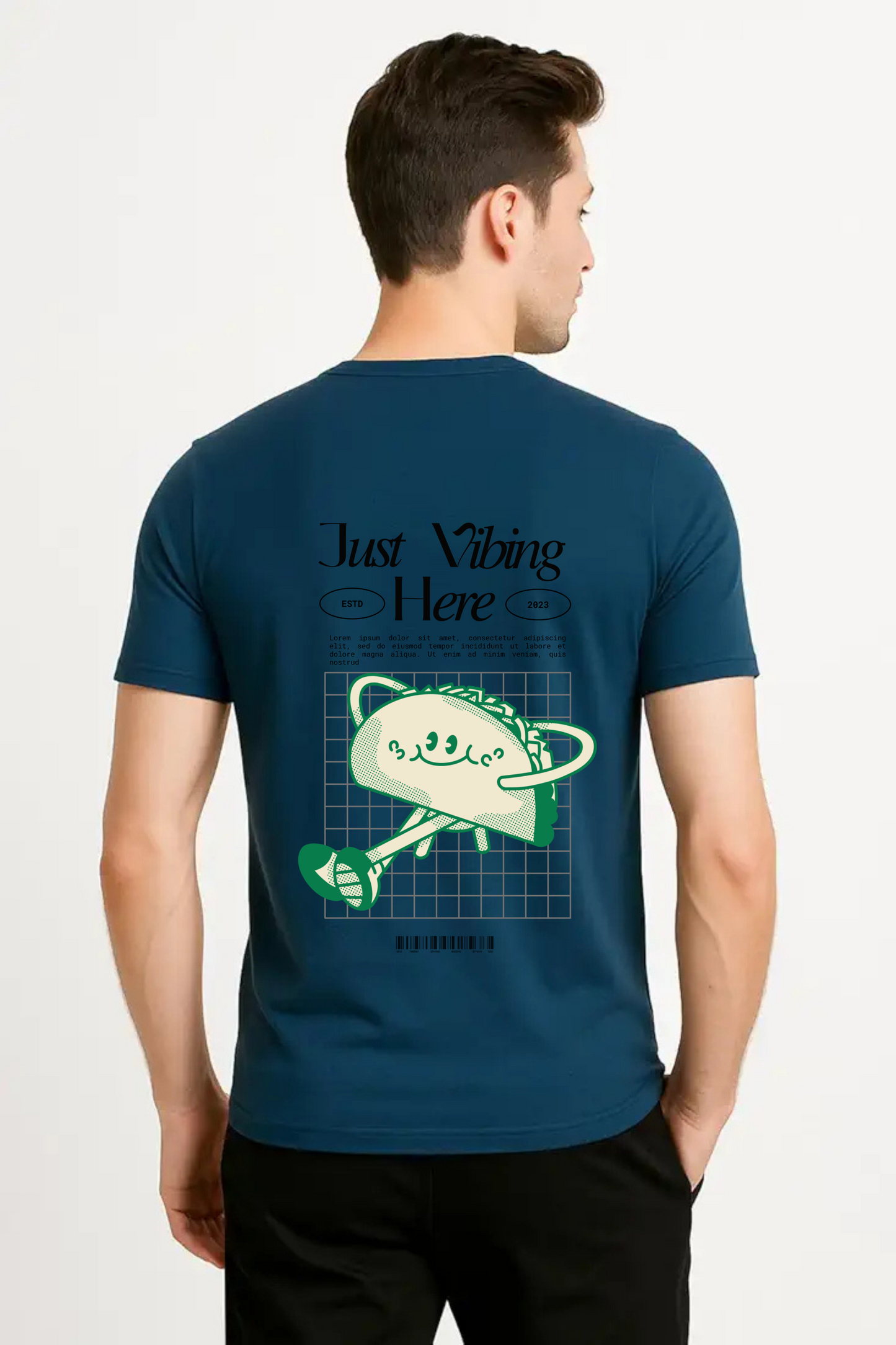 Just Vibing Here Unisex Oversized Classic T-Shirt