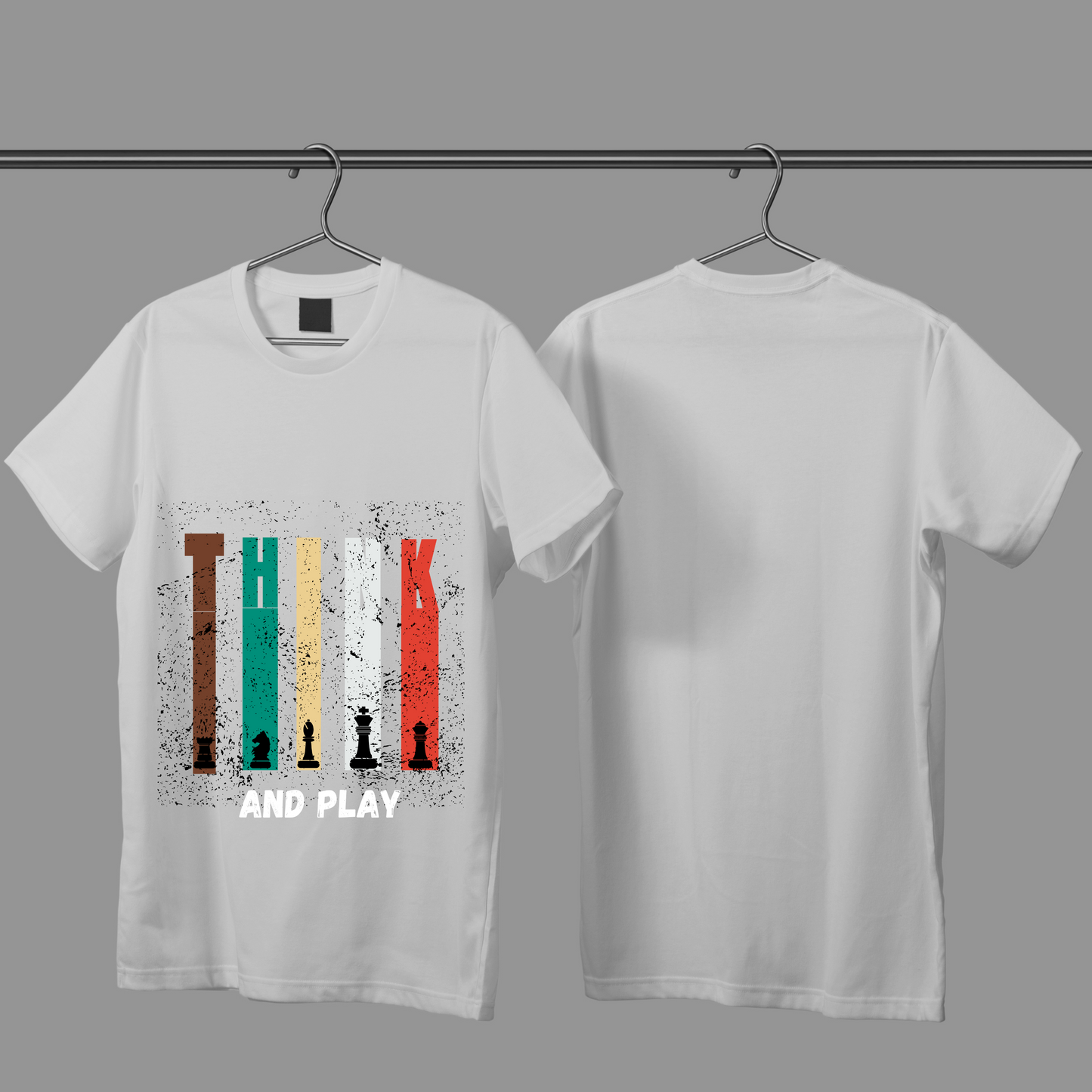 Think And Play Unique colourful design Unisex Basic T-Shirt