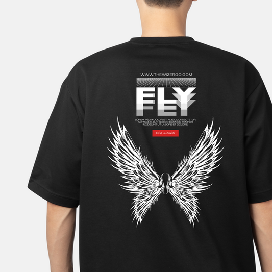 Fly Unisex Oversized Classic T-Shirt