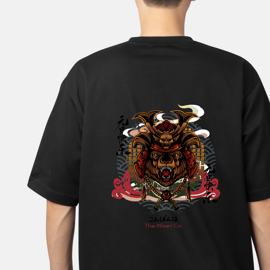 Horrifying Lion Design Unisex Oversized Standard T-Shirt