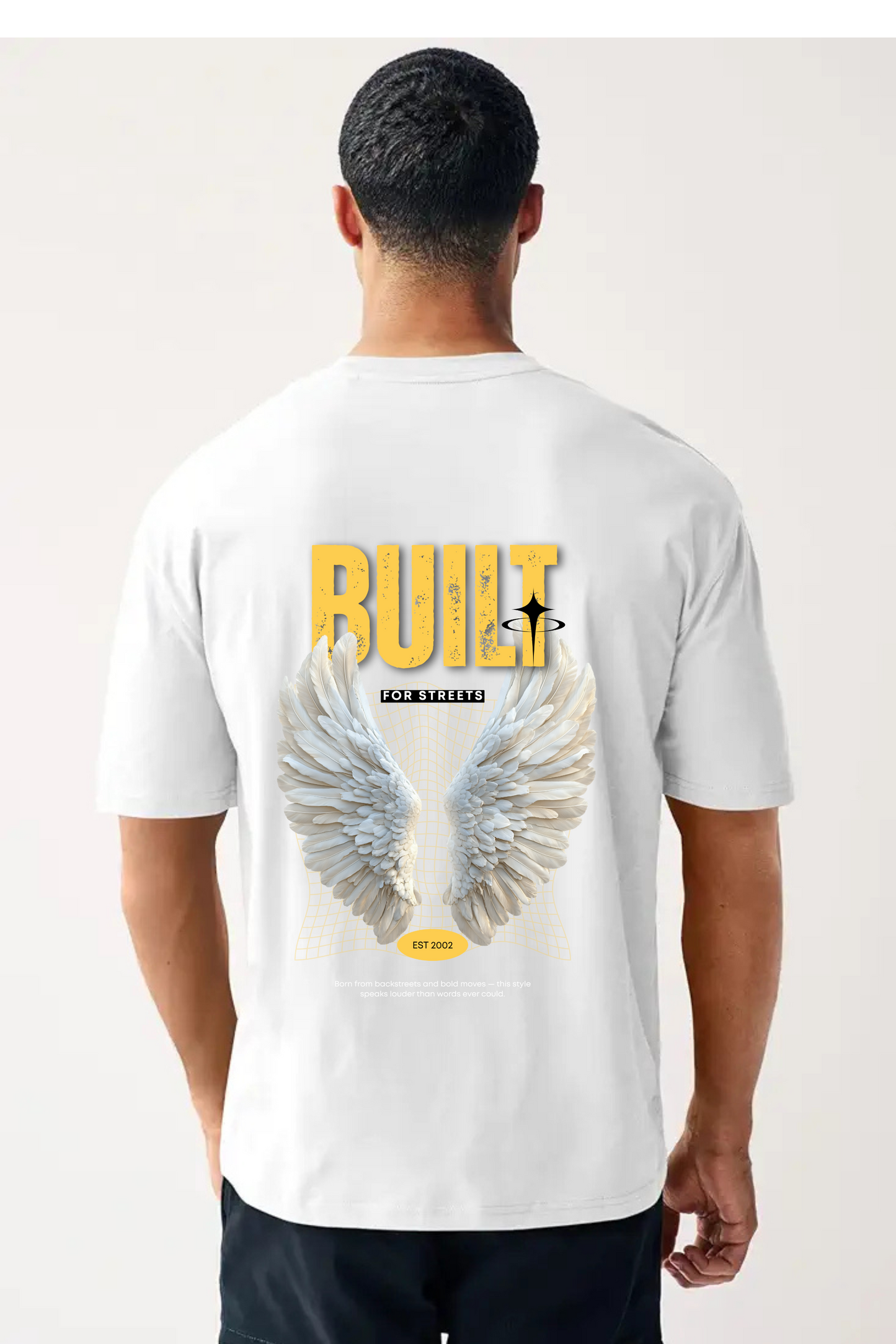 Built Beautiful Feathers Design Unisex Oversized Classic T-Shirt
