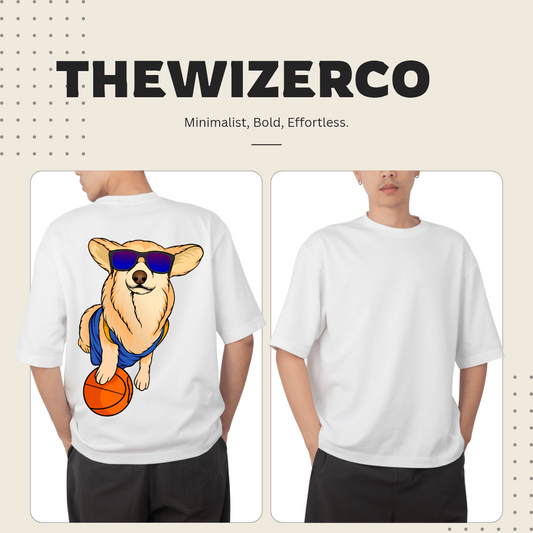 Attitude Basketball Dog Unisex Basic T-Shirt