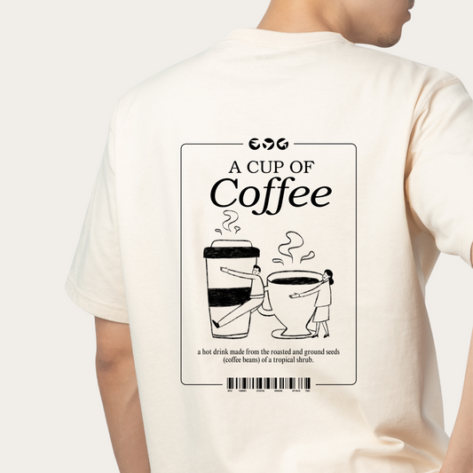 Unisex Oversized Cup Of Coffee Classic T-Shirt
