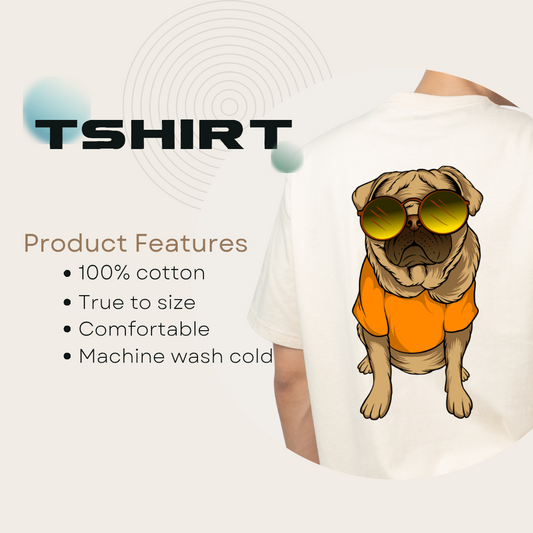 Googles Dog Cute Unisex Basic T-Shirt