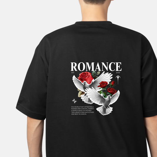 Romance Aesthetic Design Unisex Oversized Classic T-Shirt
