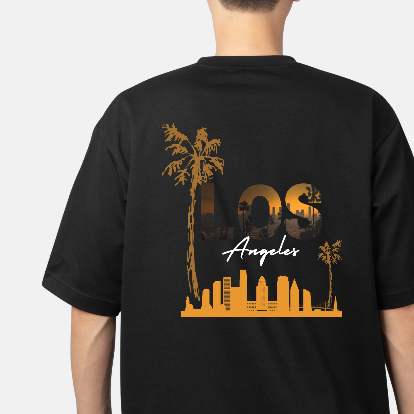 Los Angeles City Design Unisex Oversized Classic T-Shirt
