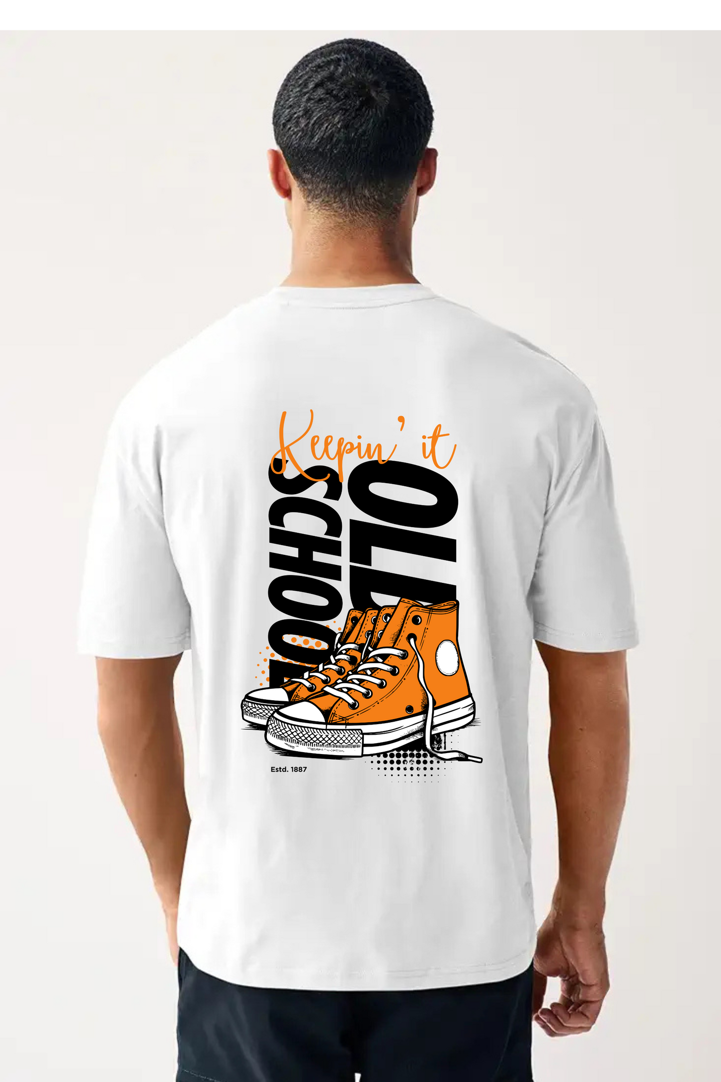Old School Aesthetic Design Unisex Oversized Classic T-Shirt