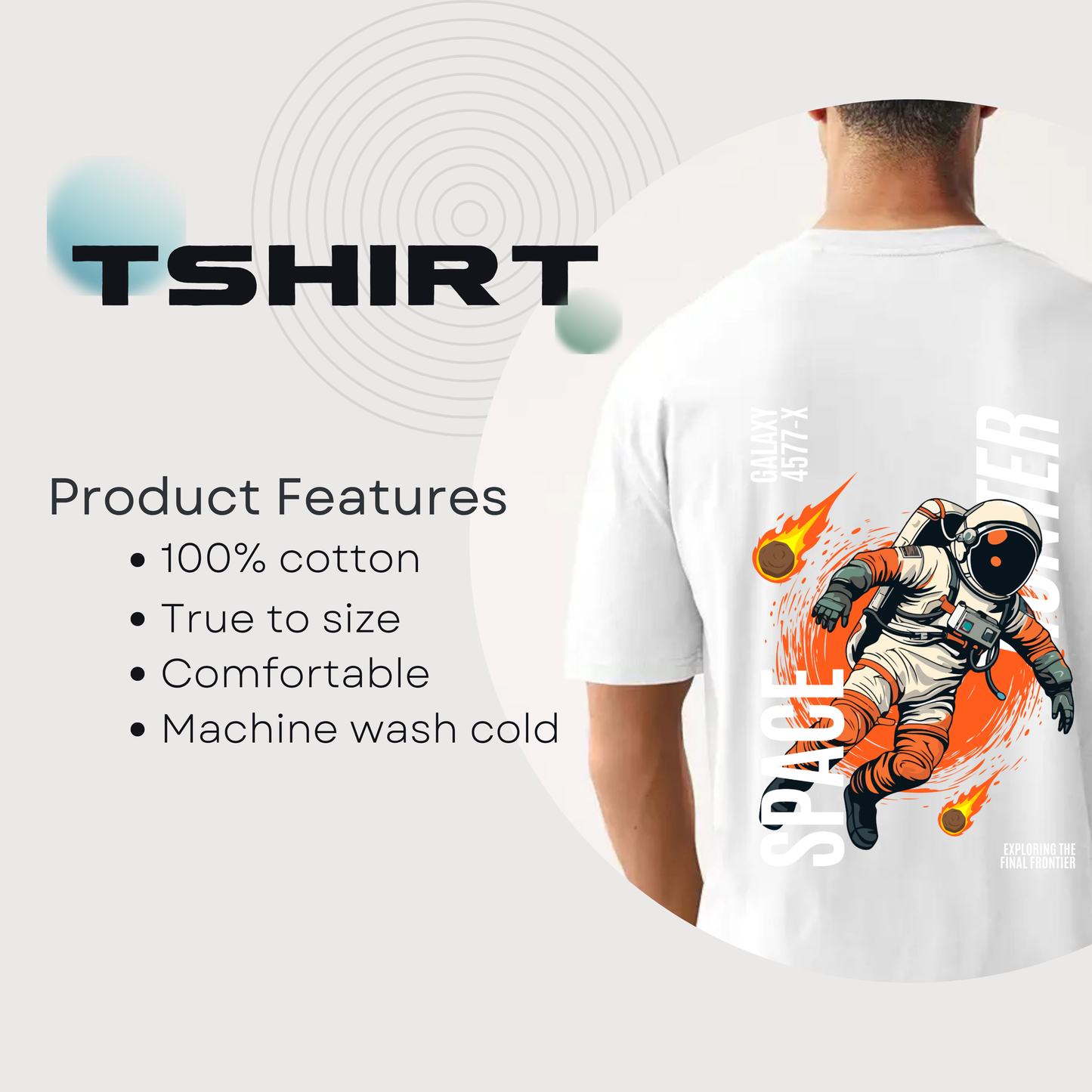 Galaxy 4577-X Unisex Oversized Classic T-Shirt