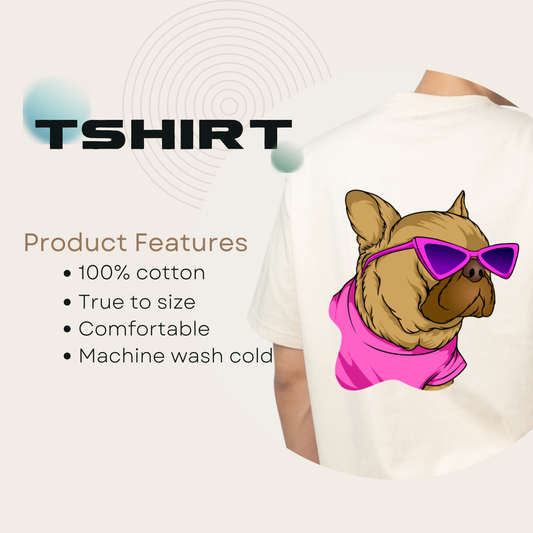 Cute Dog Unisex Basic T-Shirt