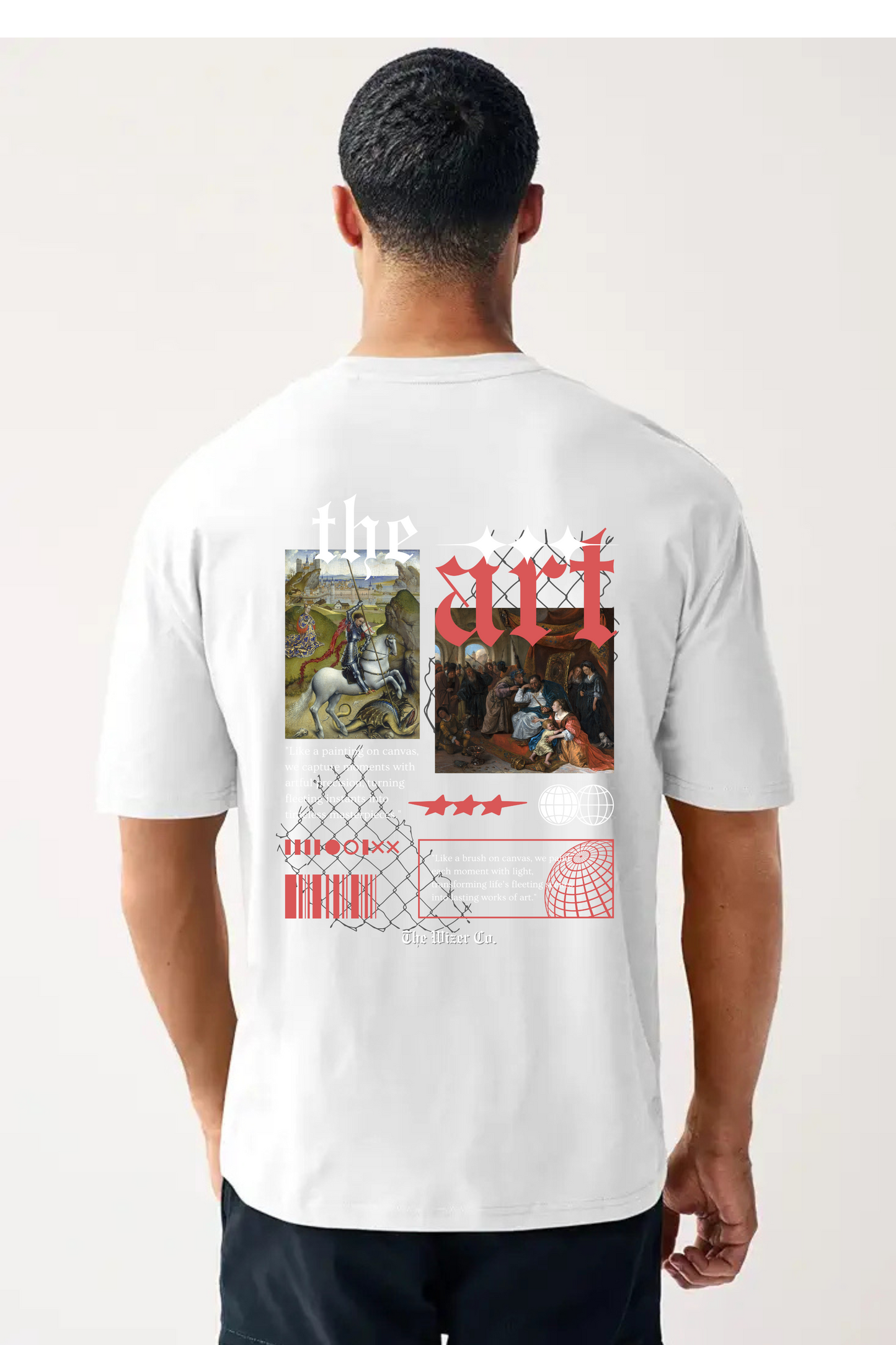 The Art Historical Design Unisex Oversized Classic T-Shirt