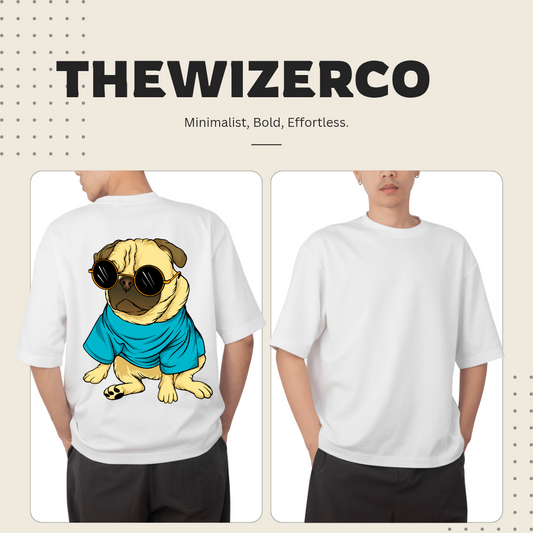 Cute Baby Dog Design Unisex Basic T-Shirt