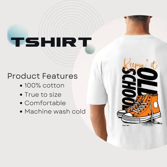 Old School Aesthetic Design Unisex Oversized Classic T-Shirt