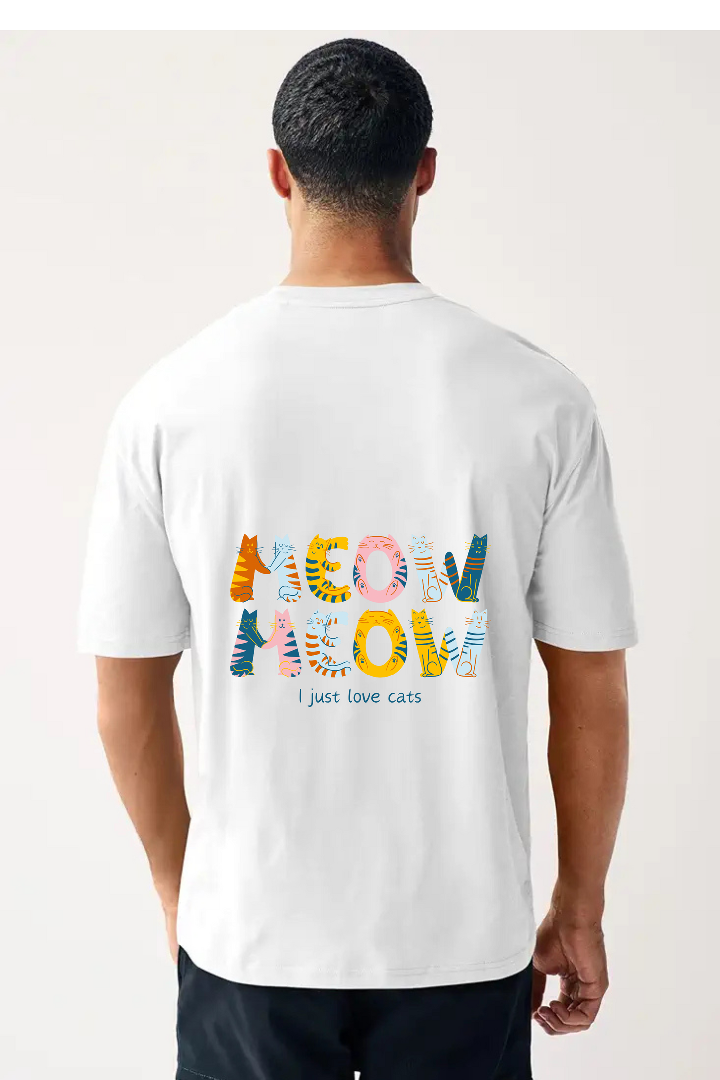 Cat lovers Design Unisex Oversized Classic T-Shirt