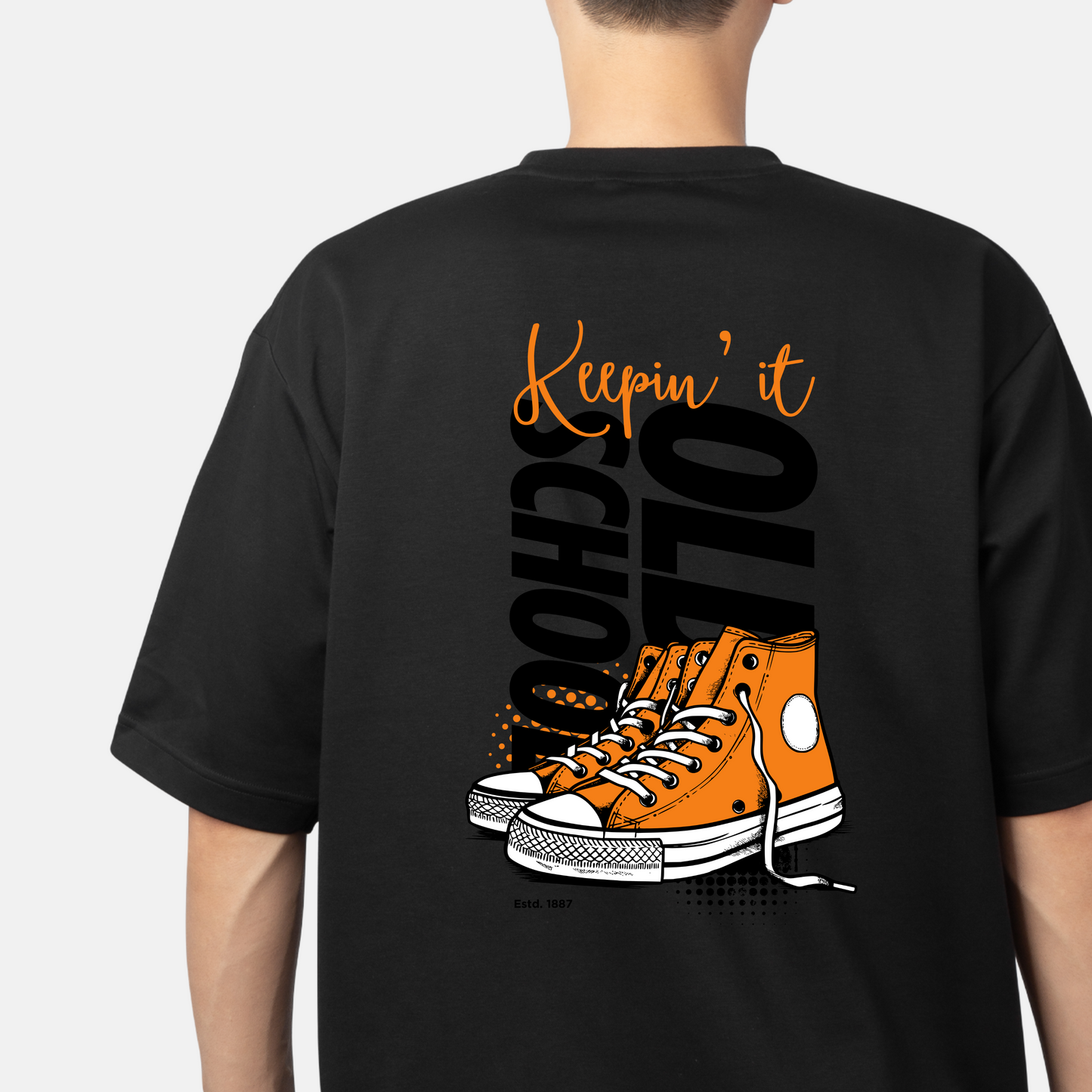 Old School Aesthetic Design Unisex Oversized Classic T-Shirt