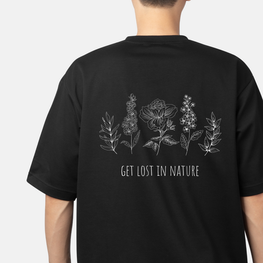 Get Lost In Nature Unisex Oversized Classic T-Shirt
