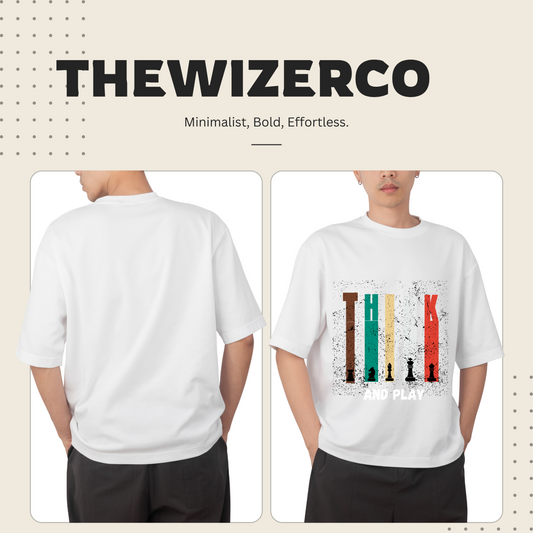 Think And Play Unique colourful design Unisex Basic T-Shirt