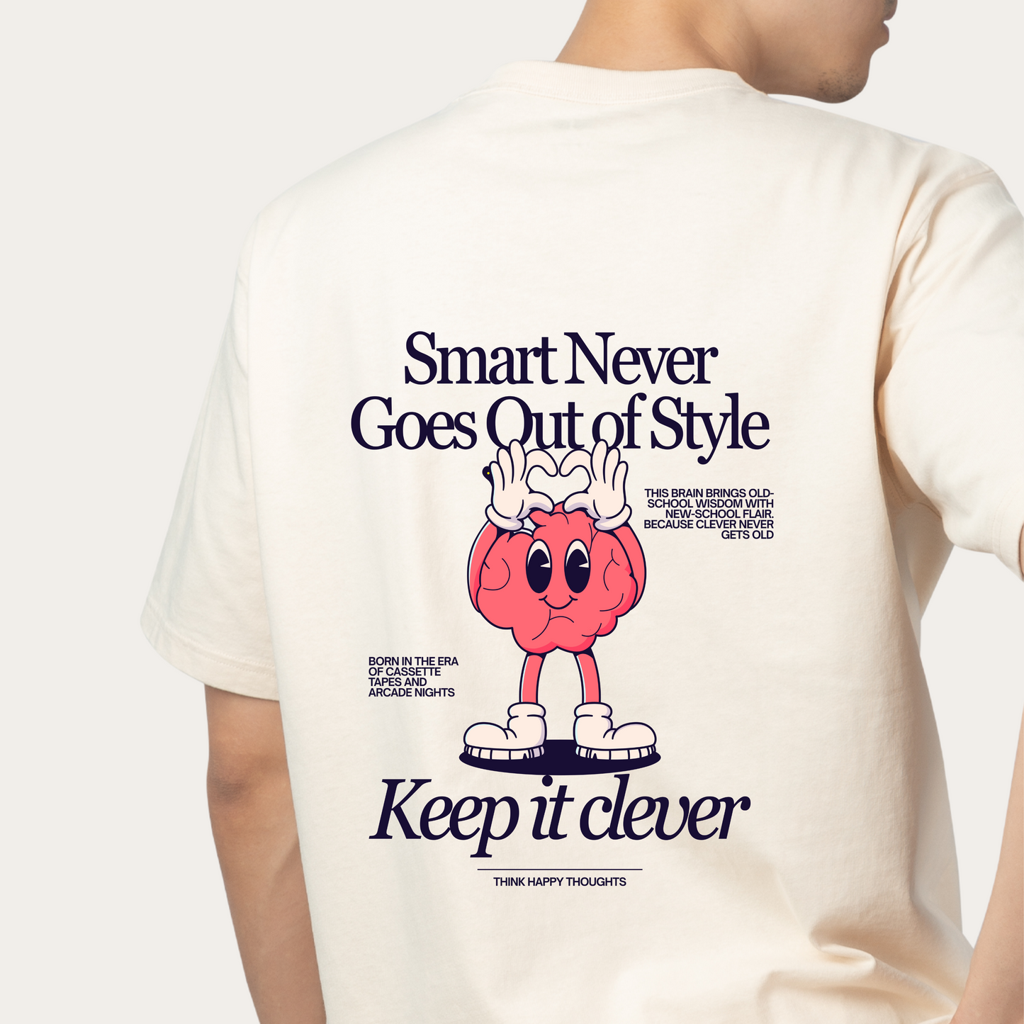 Unisex Oversized Keep It Clever Classic T-Shirt