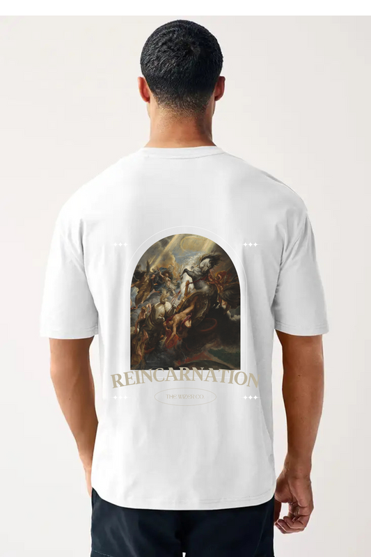 Reincarnation Design Unisex Oversized Classic T-Shirt