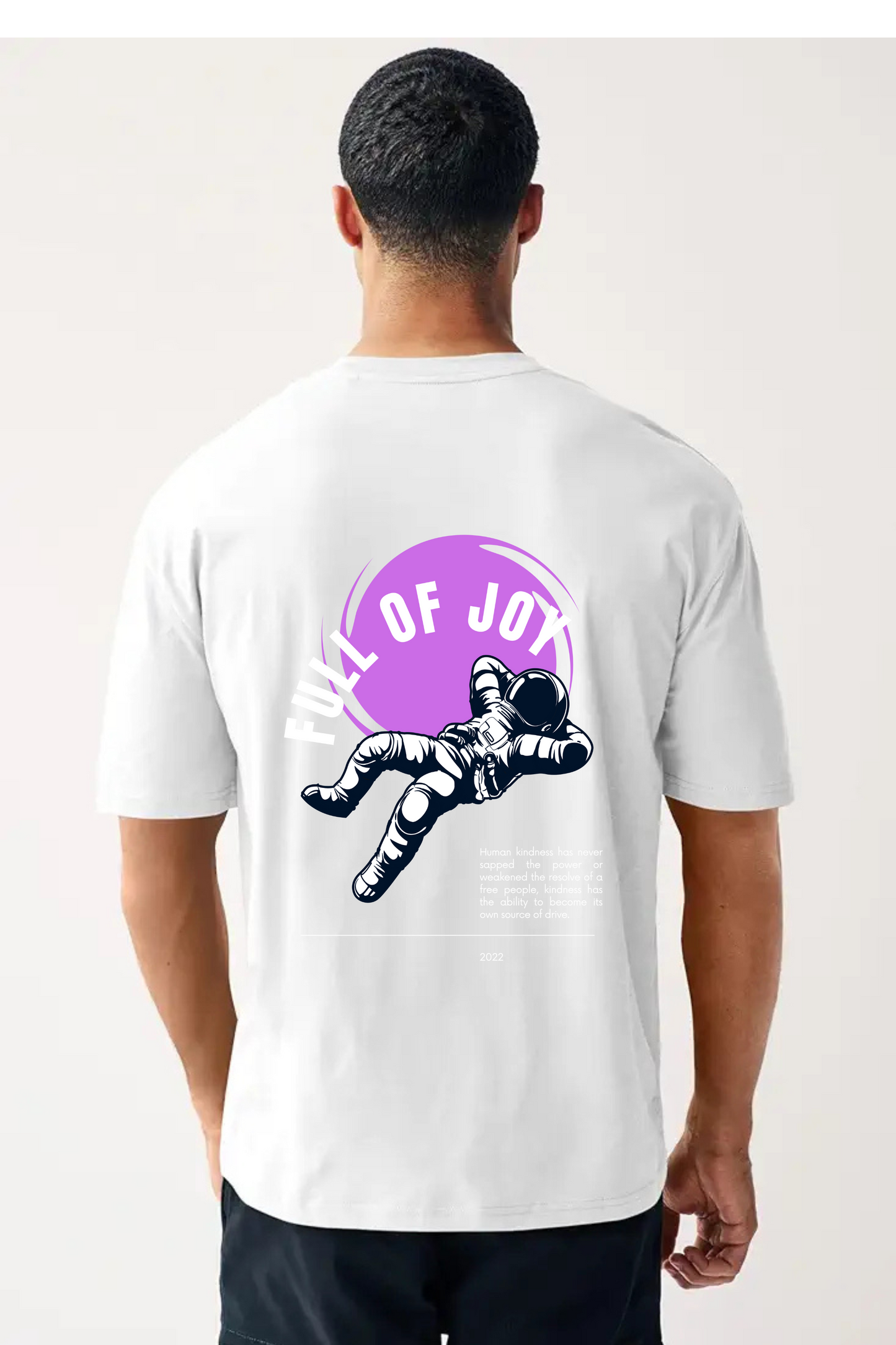 Full Of Joy Design Unisex Oversized Classic T-Shirt