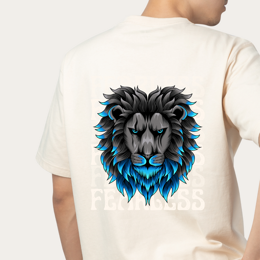 Fearless Lion Unisex Oversized Classic T-Shirt